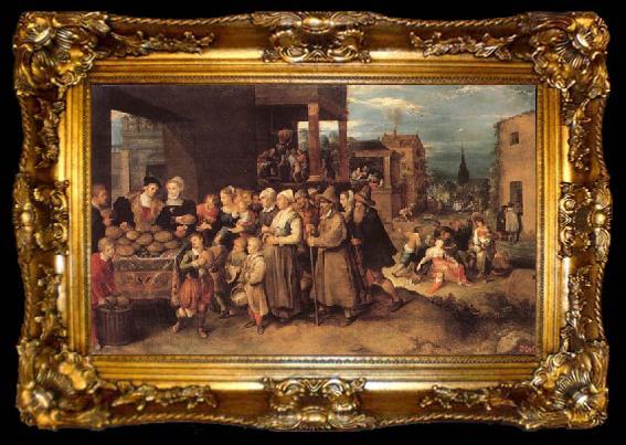 framed  Francken, Frans II The Seven Acts of Charity, ta009-2